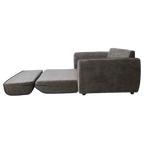 Petal Fabric Fold Out Sofa Bed, Double