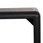 Radcliff Oak Console Table - Black