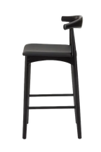 Hans Wegner Elbow Kitchen Stool 65cm - Black