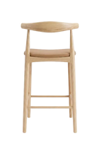 Hans Wegner Elbow Kitchen Stool 65cm - Natural Latte