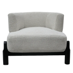Richmond Occasional Chair - White Chenille