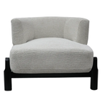 Ridgewood Accent Chair - White Chenille
