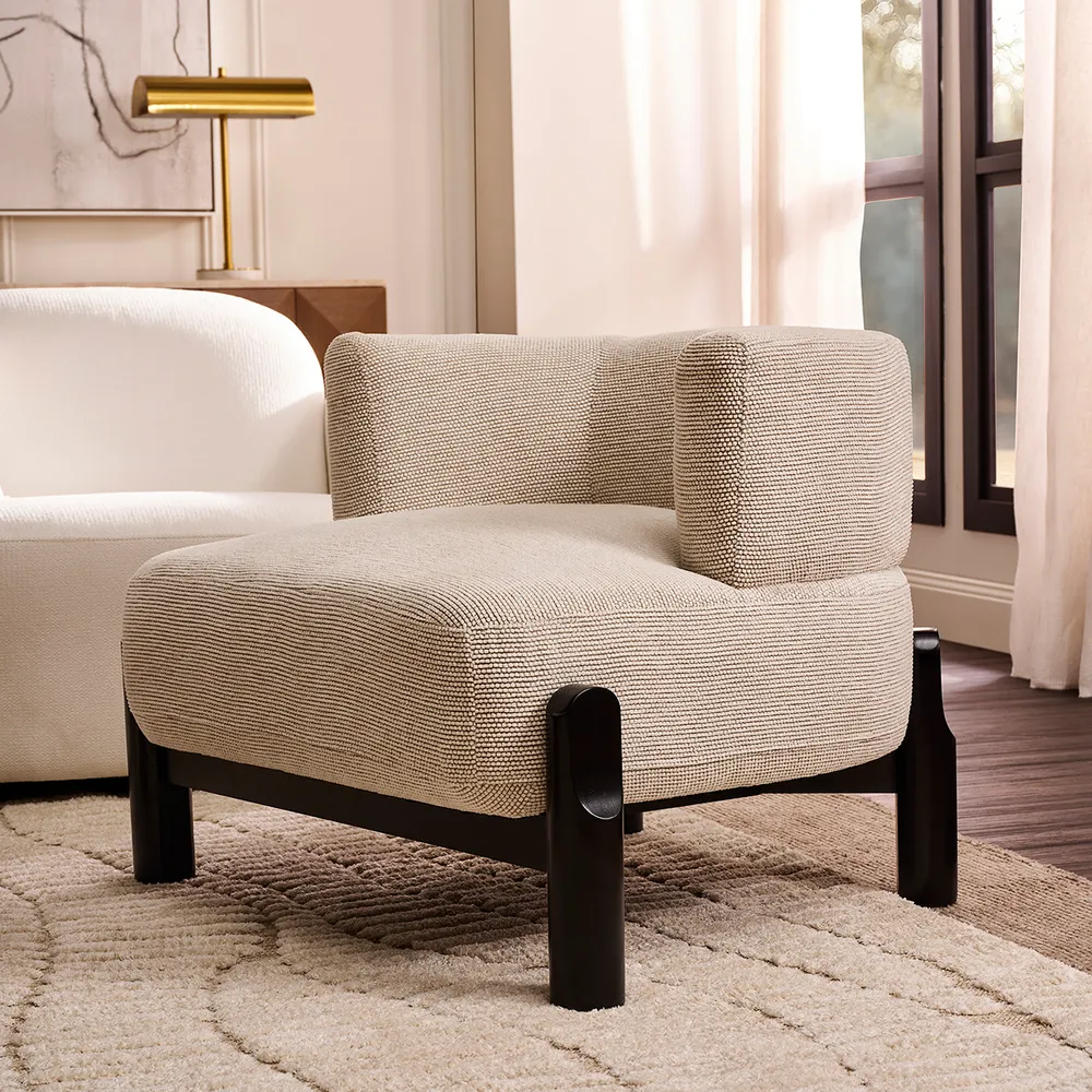Ridgewood Accent Chair - White Chenille