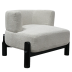Richmond Occasional Chair - White Chenille