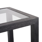 Sutton Oak Console Table - Black