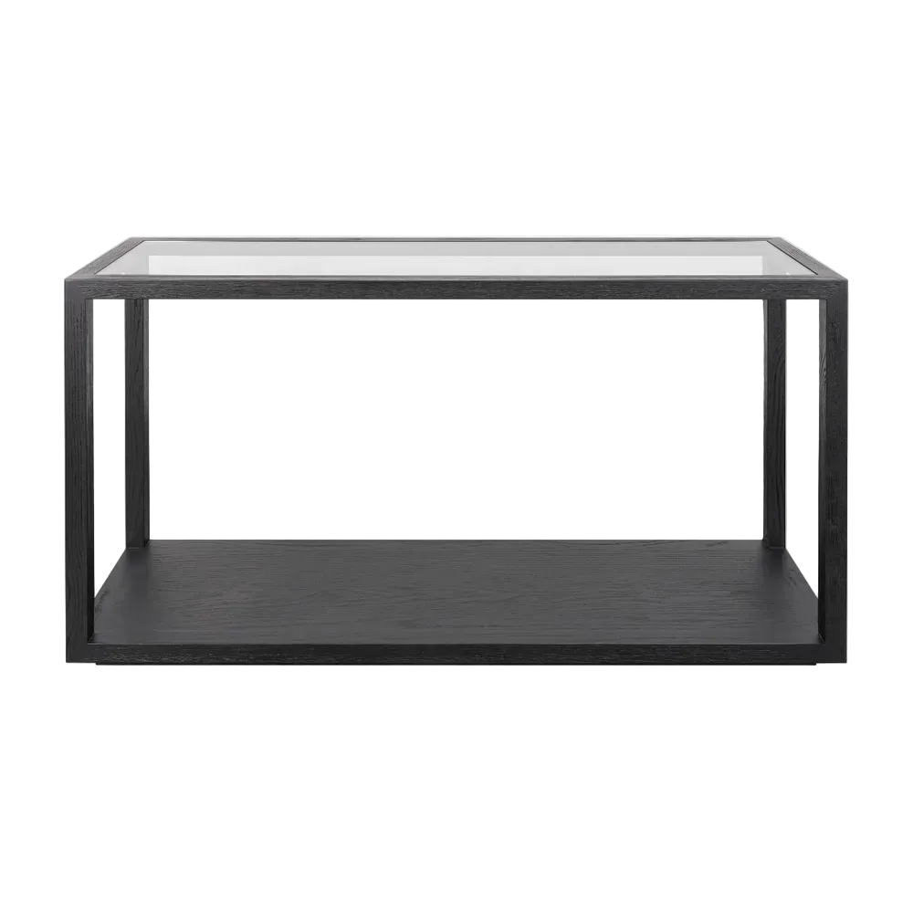 Sutton Oak Console Table - Black