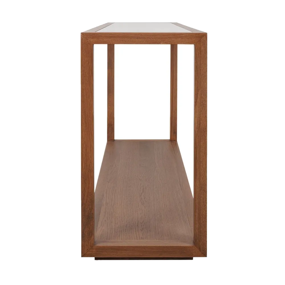 Sadie Oak Console Table - Walnut