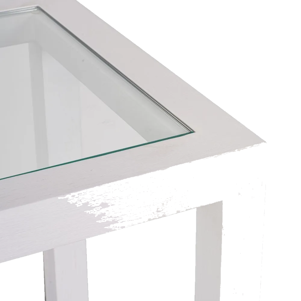Sadie Oak Console Table - White