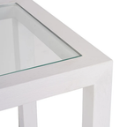 Sutton Oak Console Table - White