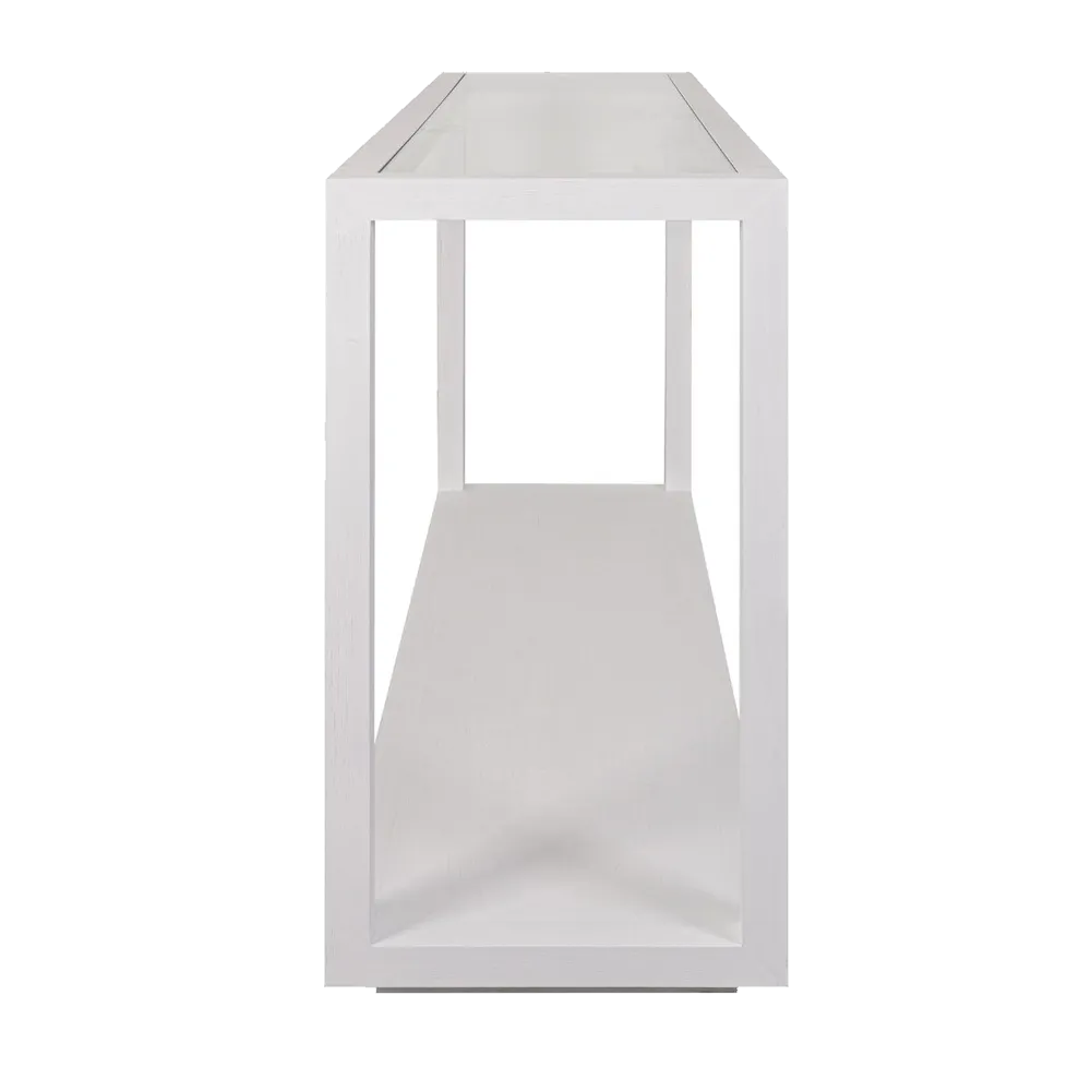 Sadie Oak Console Table - White