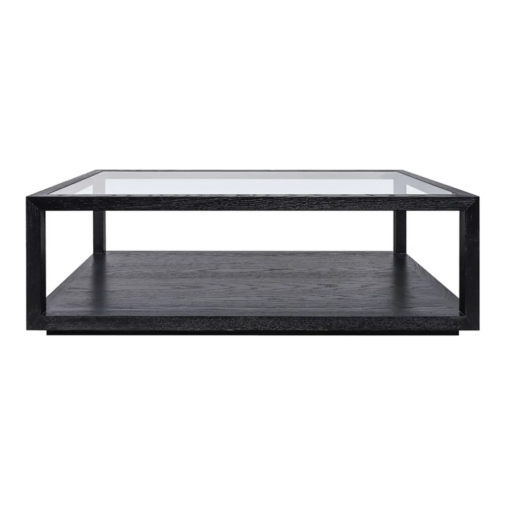 Sadie Oak Rectangle Coffee Table - Black