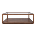 Sadie Oak Rectangle Coffee Table - Walnut