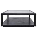 Sutton Oak Square Coffee Table - Black