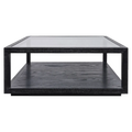 Sadie Oak Square Coffee Table - Black