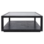 Sadie Oak Square Coffee Table - Black
