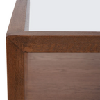 Sadie Oak Square Coffee Table - Walnut
