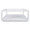 Sadie Oak Square Coffee Table - White
