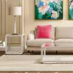 Sadie Oak Square Coffee Table - White
