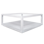 Sadie Oak Square Coffee Table - White