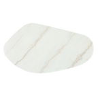 Solstice Ivory Cloud Marble Coffee Table - Large Oak