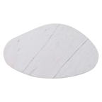 Solstice White Marble Coffee Table - Small Antique Gold
