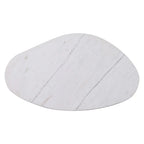 Solstice White Marble Coffee Table - Small Antique Gold