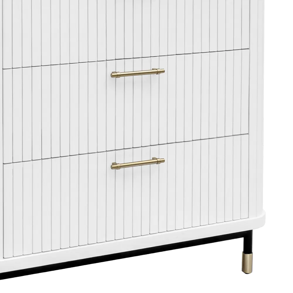 Stirling 3 Drawer Chest - White