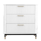 Sophia 3 Drawer Chest - White