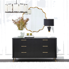 Sophia 6 Drawer Chest - Black