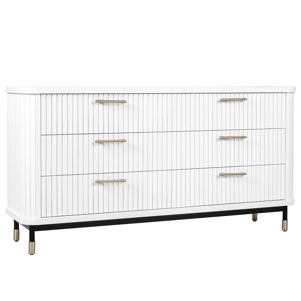 Stirling 6 Drawer Chest - White
