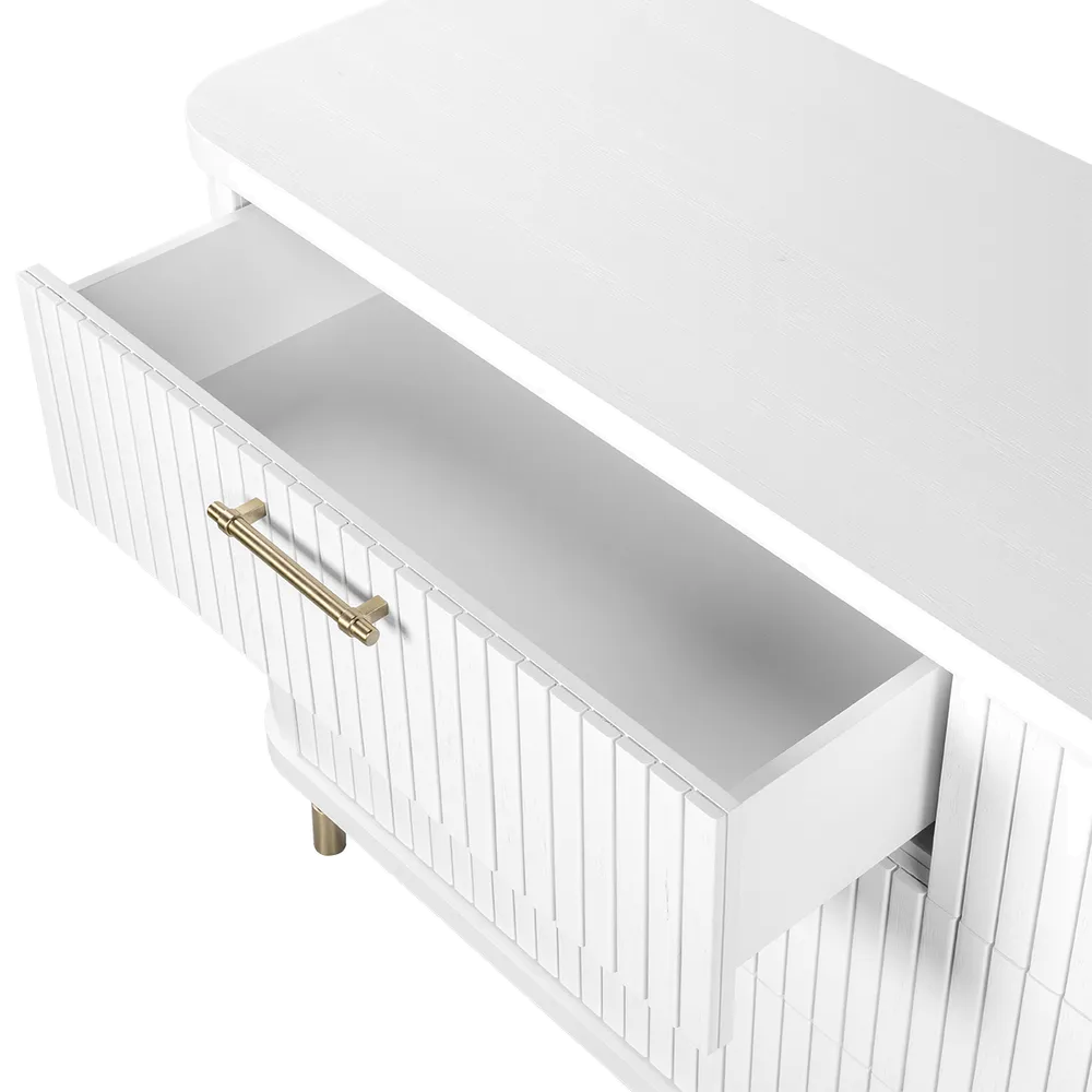 Stirling 6 Drawer Chest - White