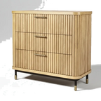 Sophia Oak 3 Drawer Chest - Natural