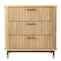 Sophia Oak 3 Drawer Chest - Natural