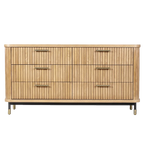 Sophia Oak 6 Drawer Chest - Natural