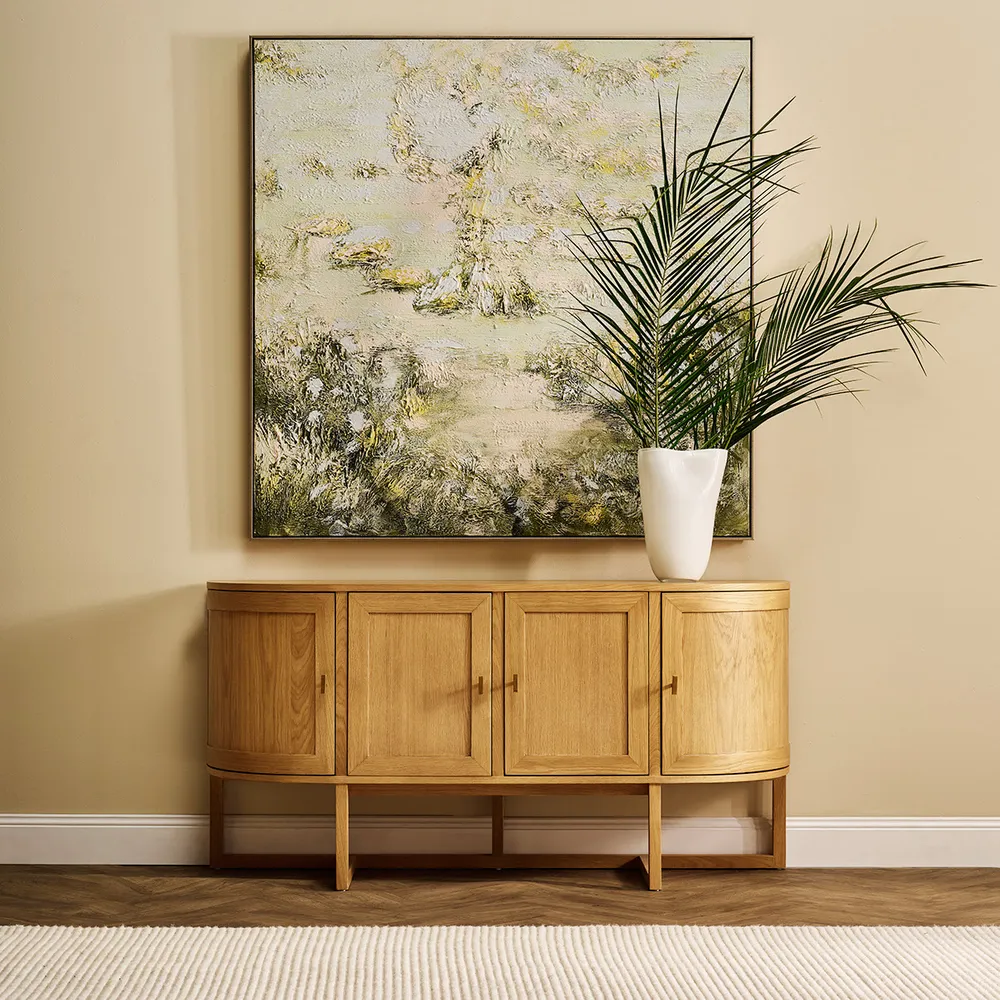 Theron Buffet - Natural Oak