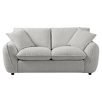 Braddock Fabric Sofa, 2 Seater, Snow