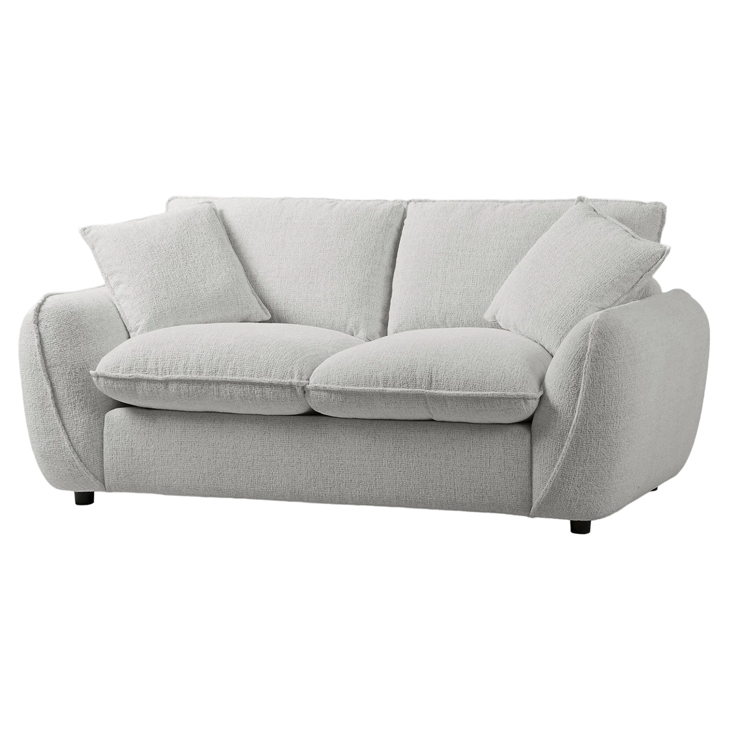 Braddock Fabric Sofa, 2 Seater, Snow