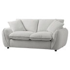 Braddock Fabric Sofa, 2 Seater, Snow