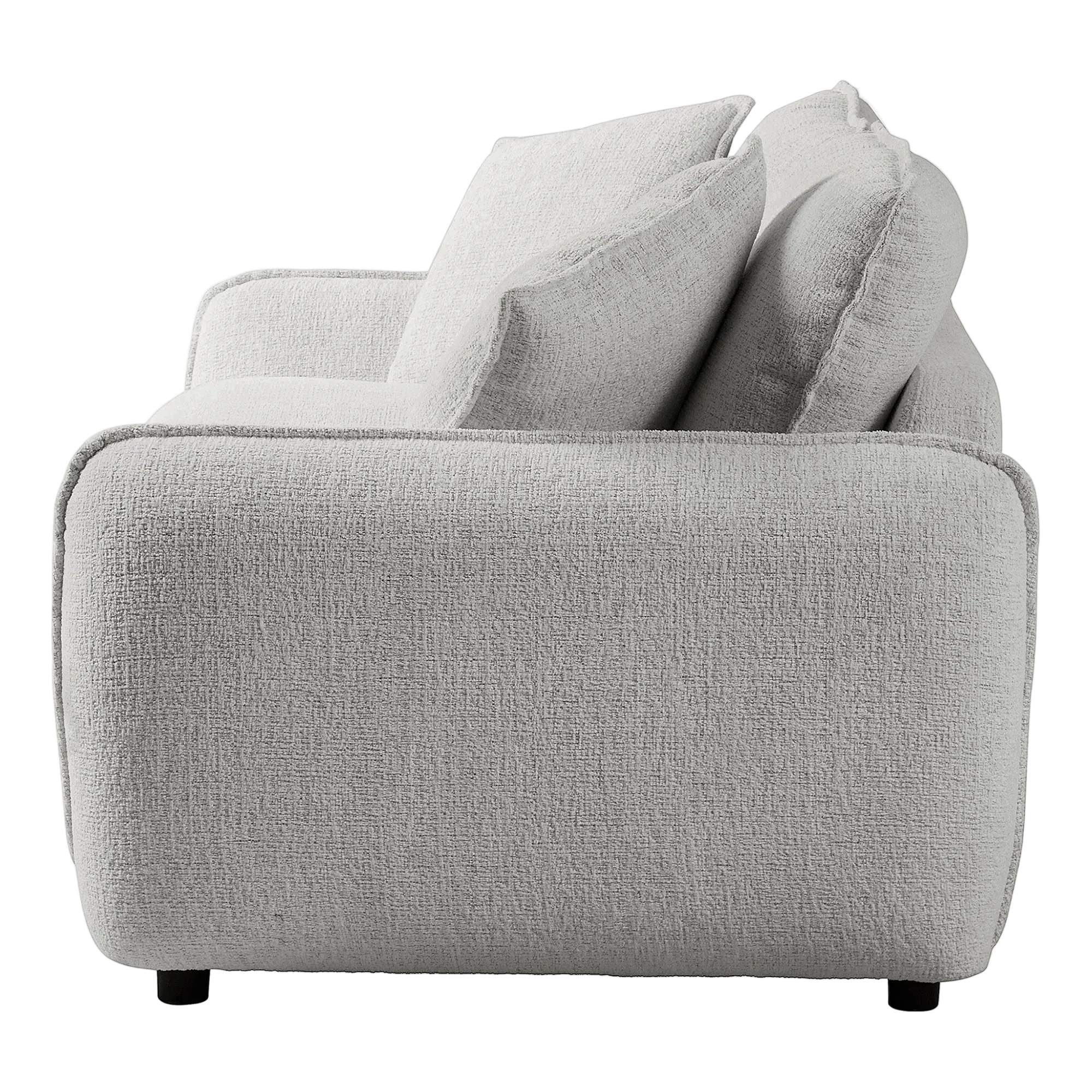 Braddock Fabric Sofa, 2 Seater, Snow