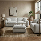 Braddock Fabric Sofa, 2 Seater, Snow