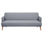 Benholm Fabric Click Clack Sofa Bed, 3 Seater, Light Grey