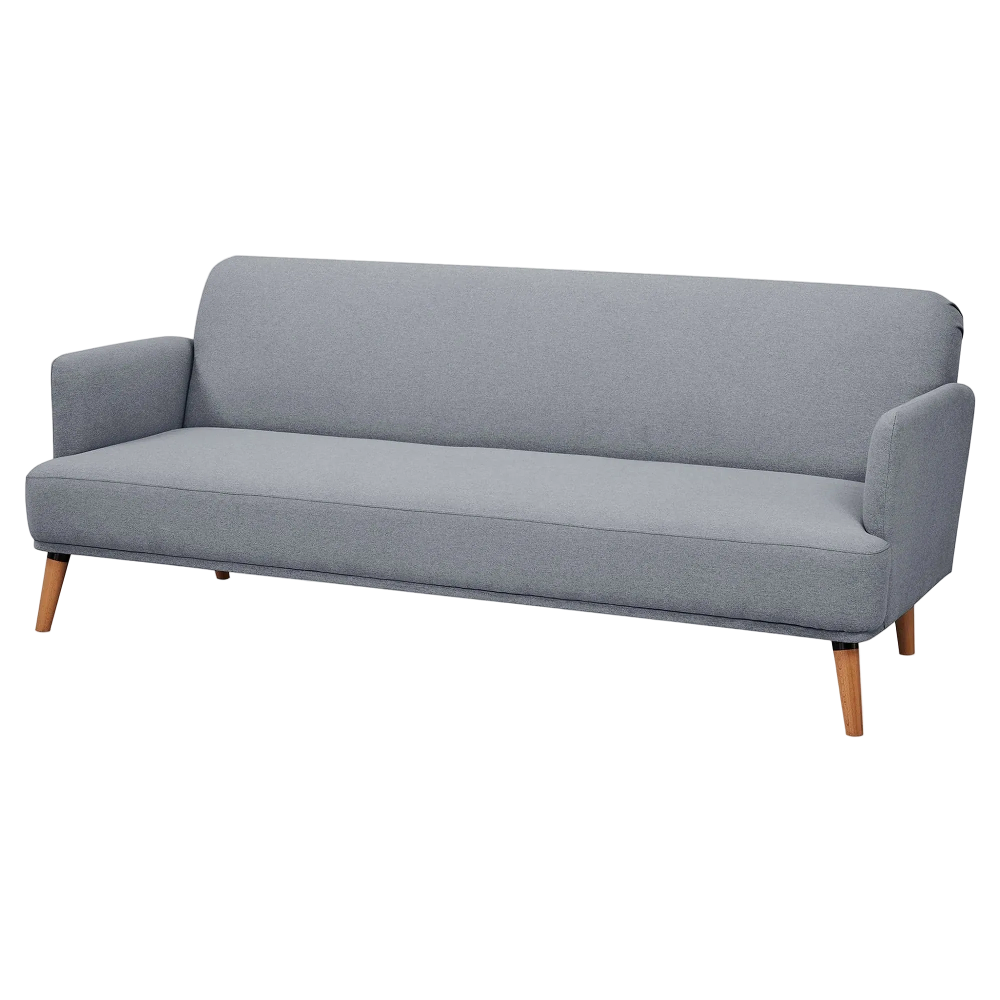 Benholm Fabric Click Clack Sofa Bed, 3 Seater, Light Grey