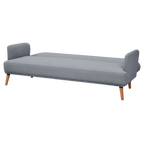 Benholm Fabric Click Clack Sofa Bed, 3 Seater, Light Grey