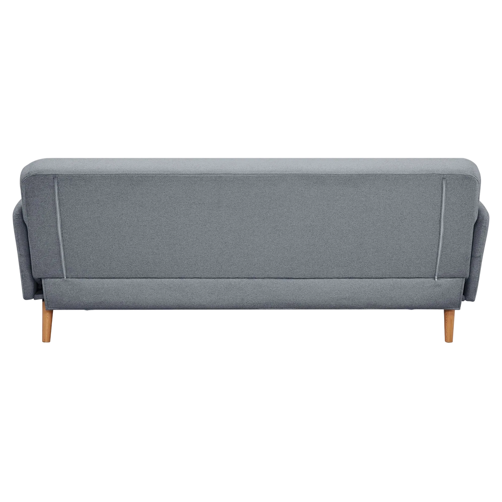 Benholm Fabric Click Clack Sofa Bed, 3 Seater, Light Grey