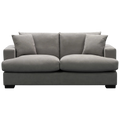 Bernardo Fabric Sofa, 2 Seater, Light Grey