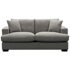 Bernardo Fabric Sofa, 2 Seater, Light Grey