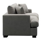 Bernardo Fabric Sofa, 2 Seater, Light Grey