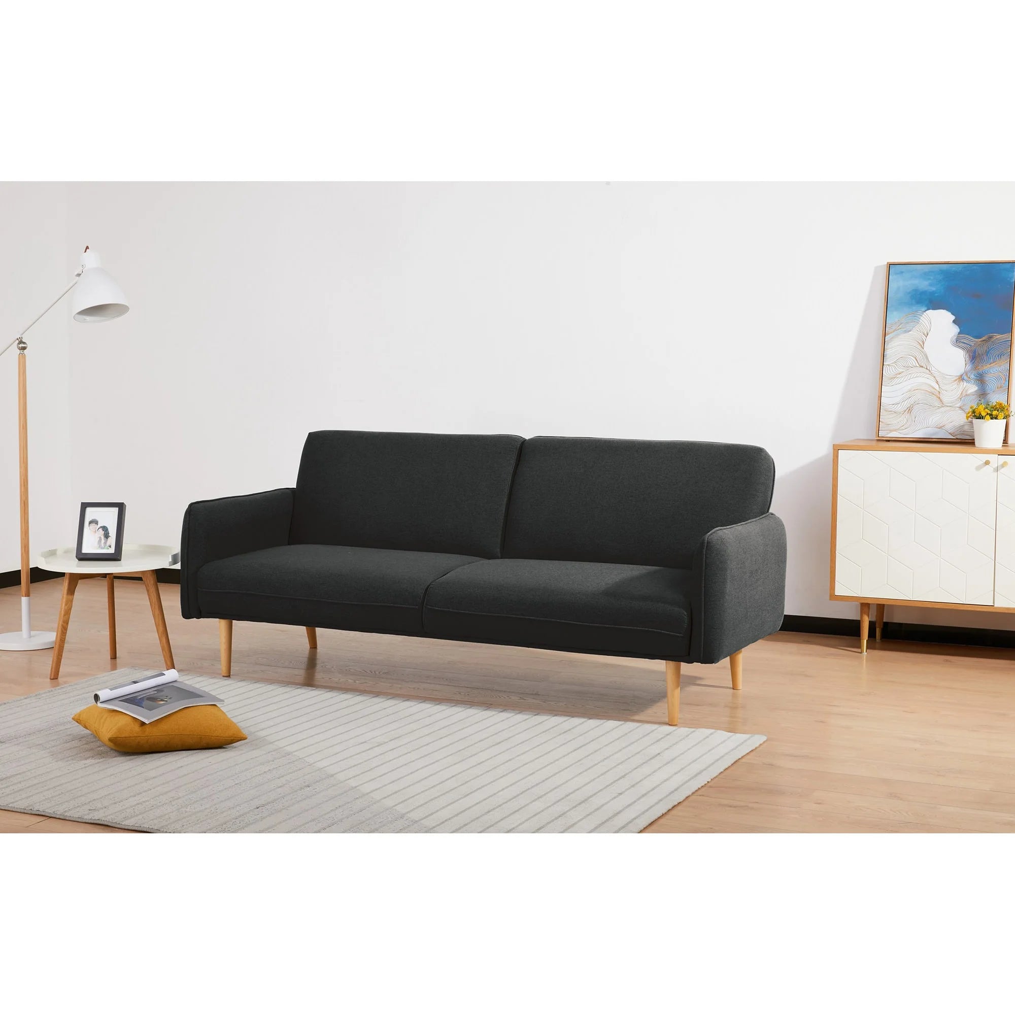 Logie Fabric Click Clack Sofa Bed, 3 Seater