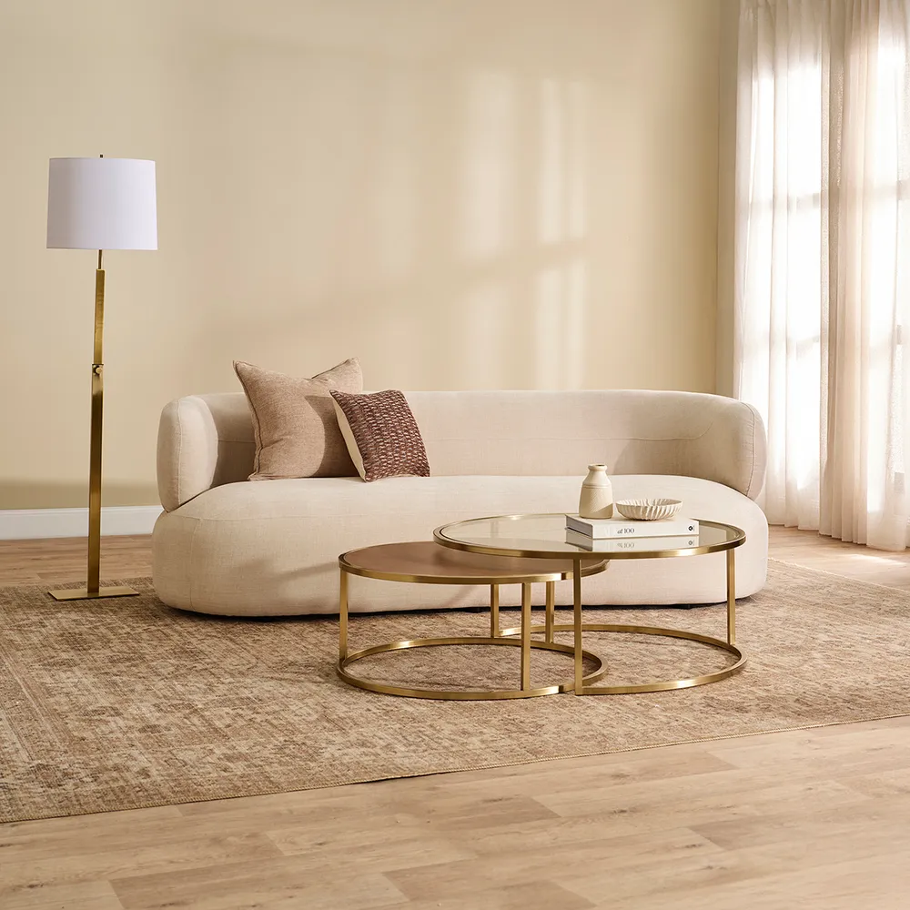 Verona Floor Lamp - Brass