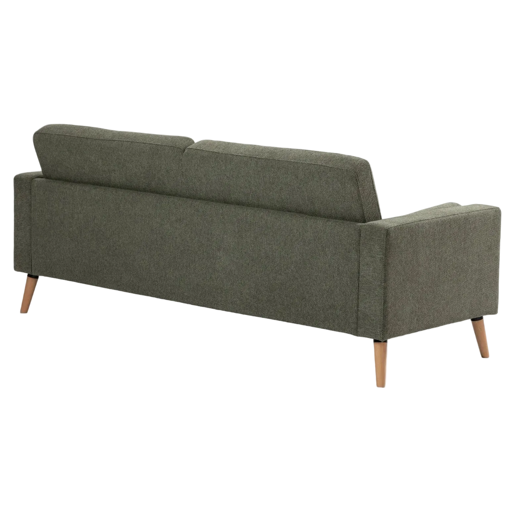 Wyatt Fabric Sofa, 3 Seater, Olive